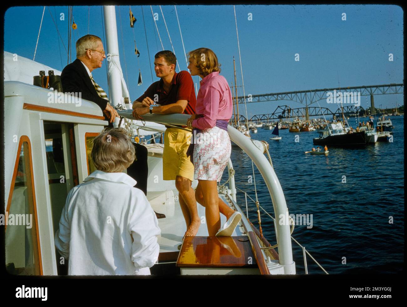 Harold Vanderbilt, Rudern - Harvard/Yale, Toni Frissell, Antoinette Frissell Bacon, Antoinette Frissell Stockfoto