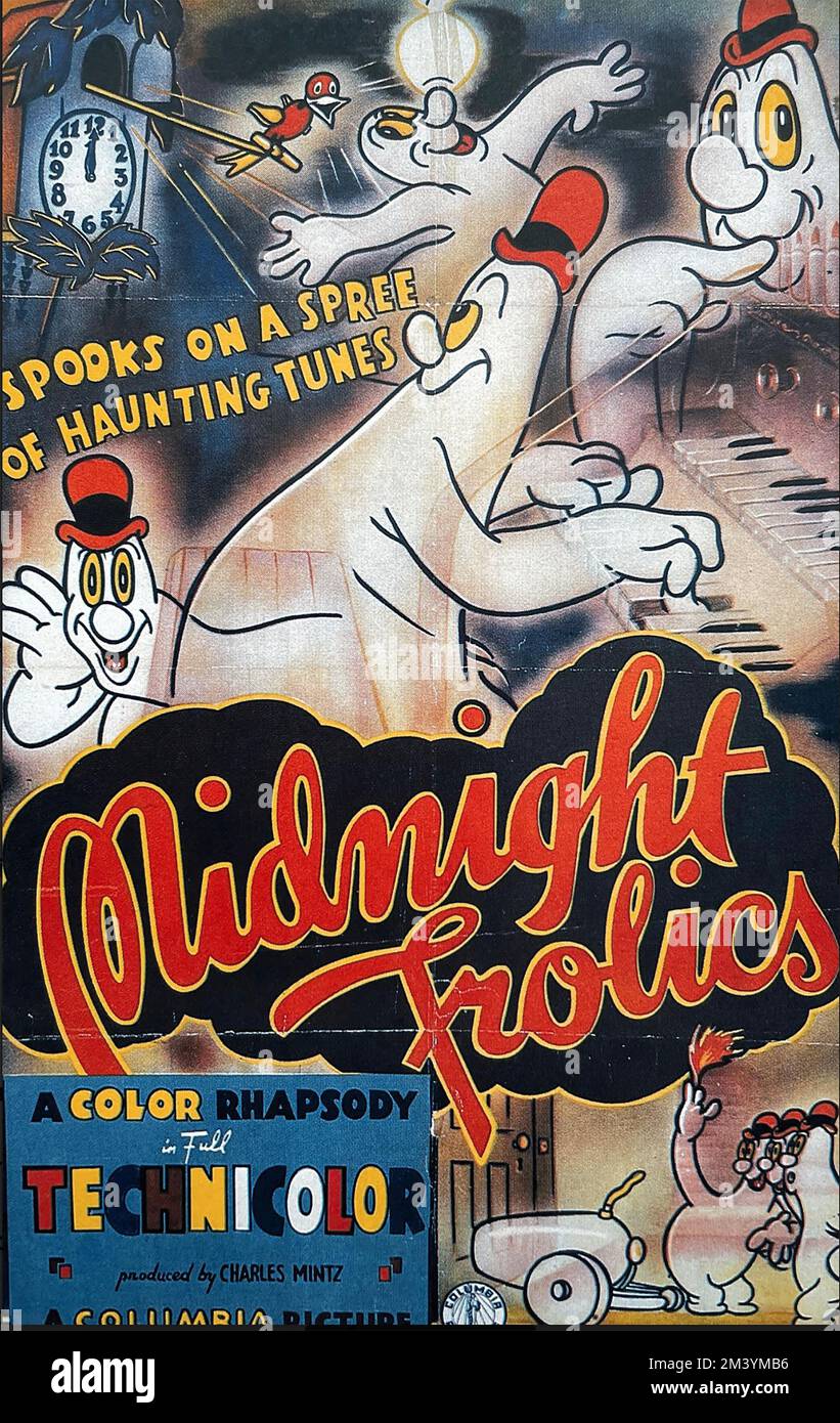 MIDNIGHT FROLICS 1938 Columbia Pictures Cartoon Stockfoto
