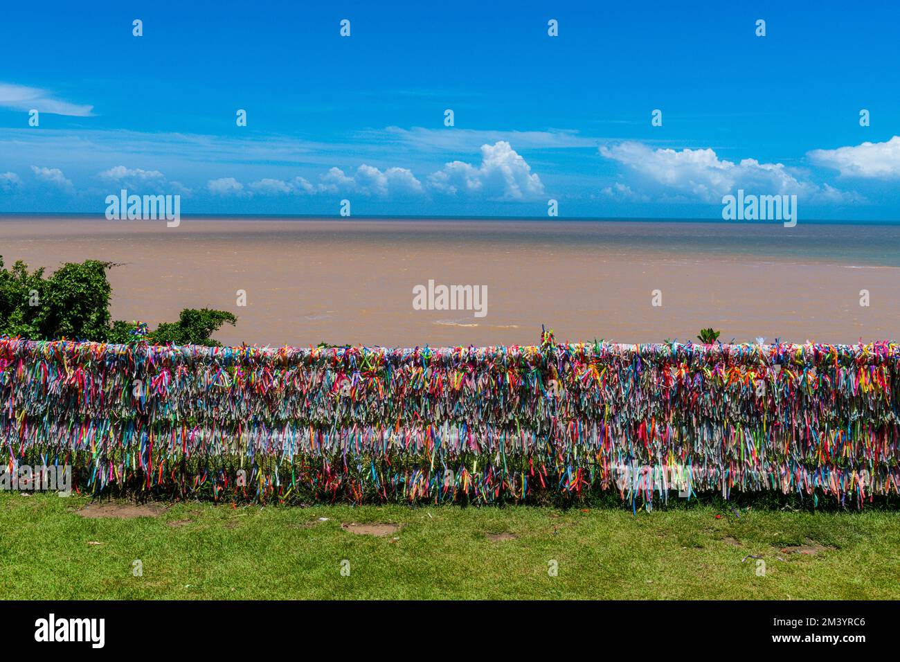 Glücksschlösser, Porto Seguro, Bahia, Brasilien Stockfoto