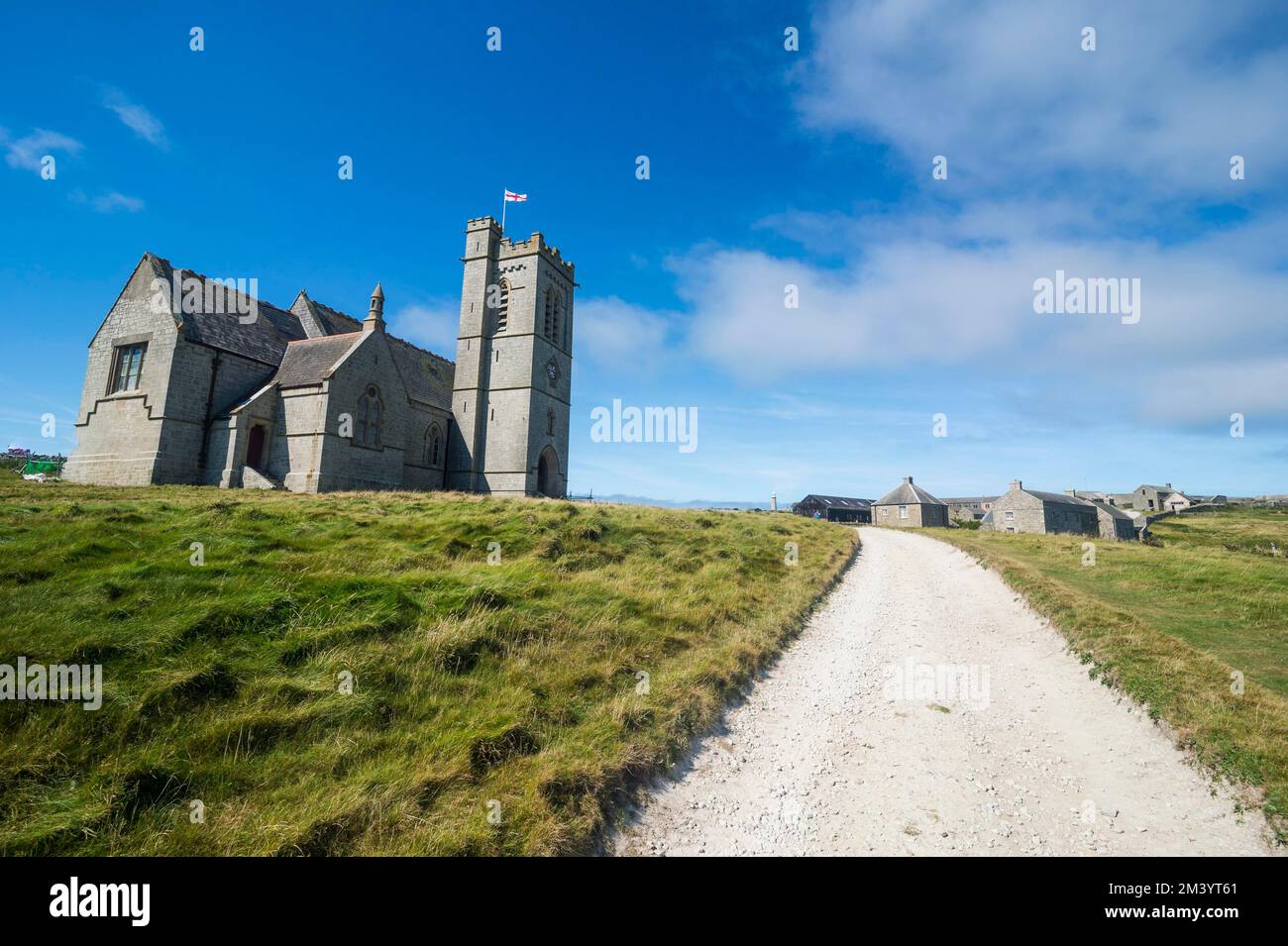St. Helenas Kirche, Insel Lundy, Bristol Kanal, Devon, England, Vereinigtes Königreich Stockfoto