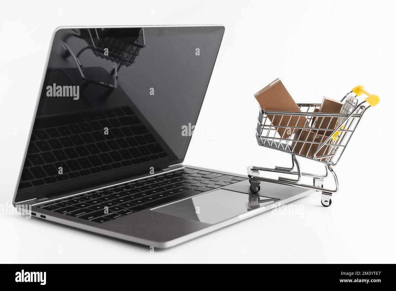 Cyber monday Shopping-Verkäufe Stockfoto