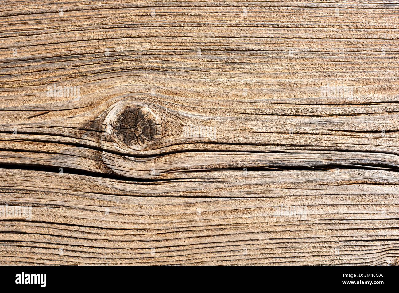 Detalle de una tabla de madera antigua, textura Stockfoto