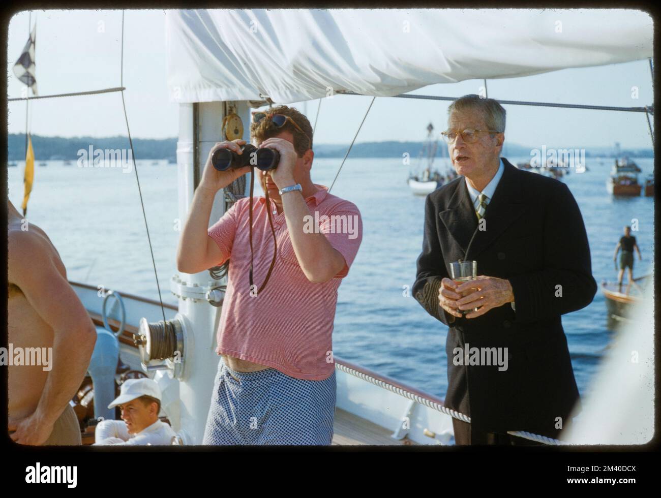 Harold Vanderbilt, Rudern - Harvard/Yale, Toni Frissell, Antoinette Frissell Bacon, Antoinette Frissell Stockfoto