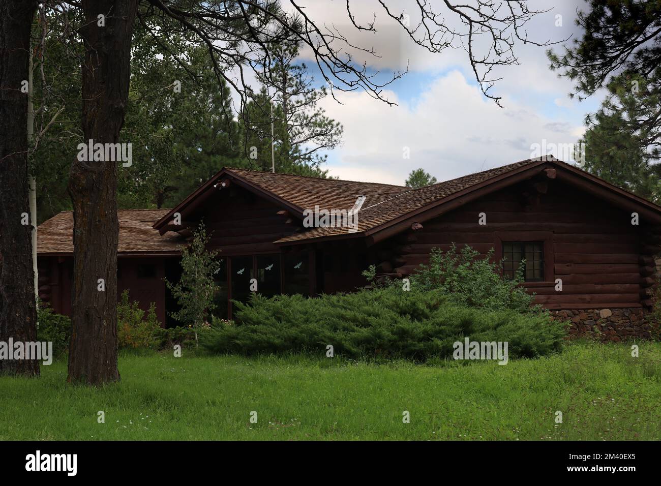 8-30-2022: Flagstaff, Arizona: Riordan Mansion Stockfoto