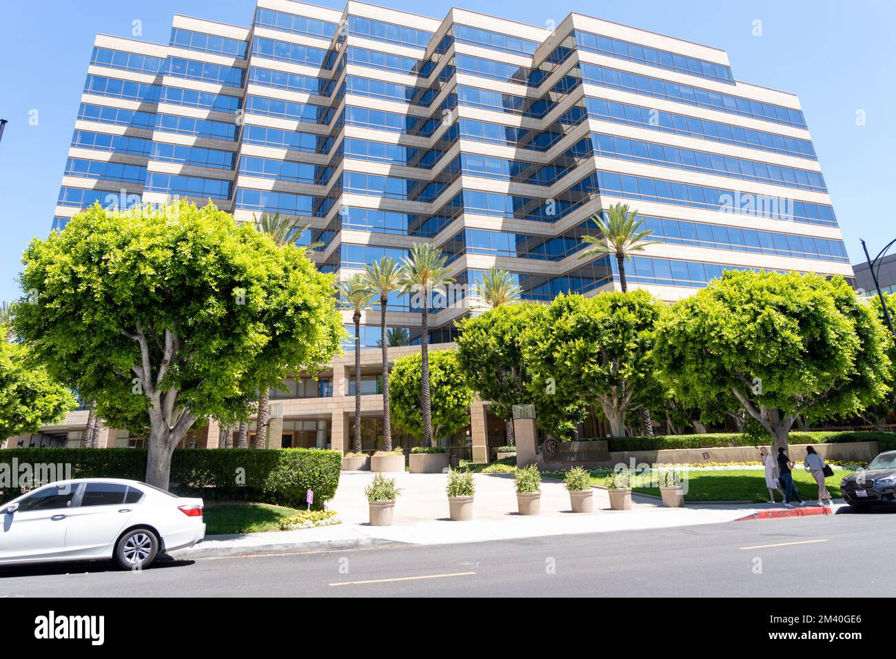 Warner Bros Studiozentrale in Burbank, CA, USA. Stockfoto