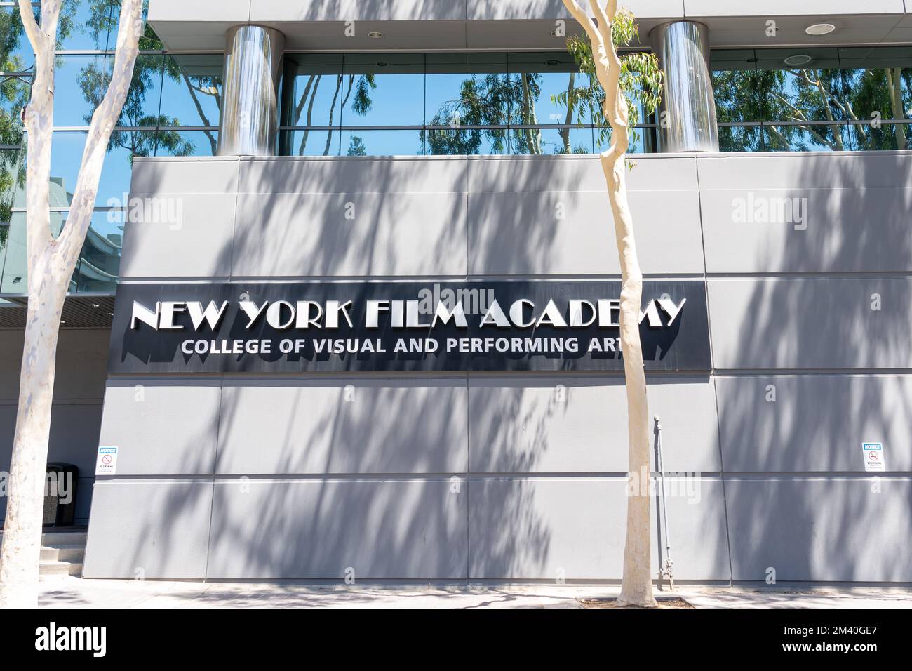 Los Angeles, KALIFORNIEN, USA - 6. Juli 2022: New York Film Academy College of Visual and Performing Arts in Los Angeles, KALIFORNIEN, USA Stockfoto