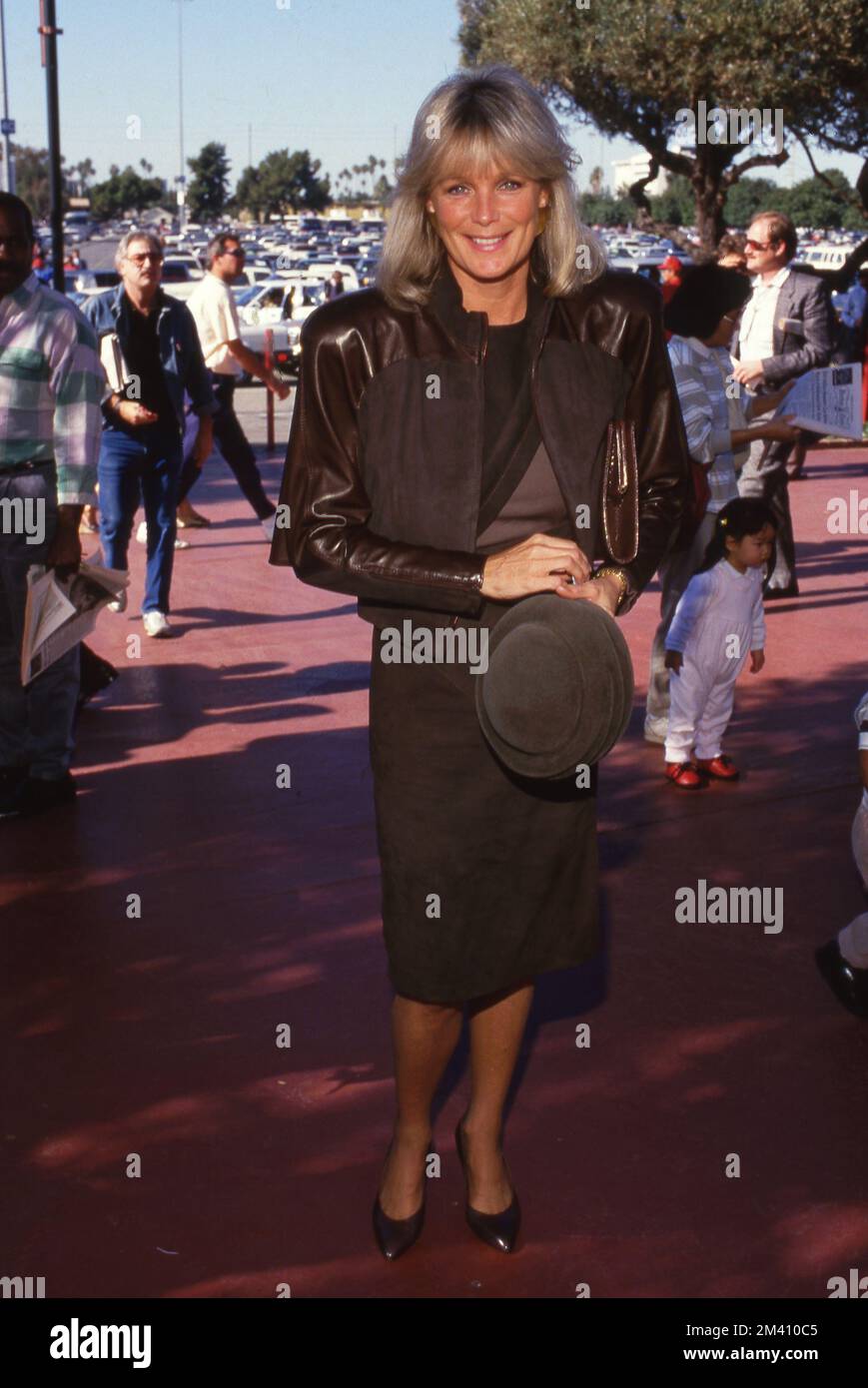 Linda Evans beim zweiten jährlichen Breeders' Cup am 21. November 1987