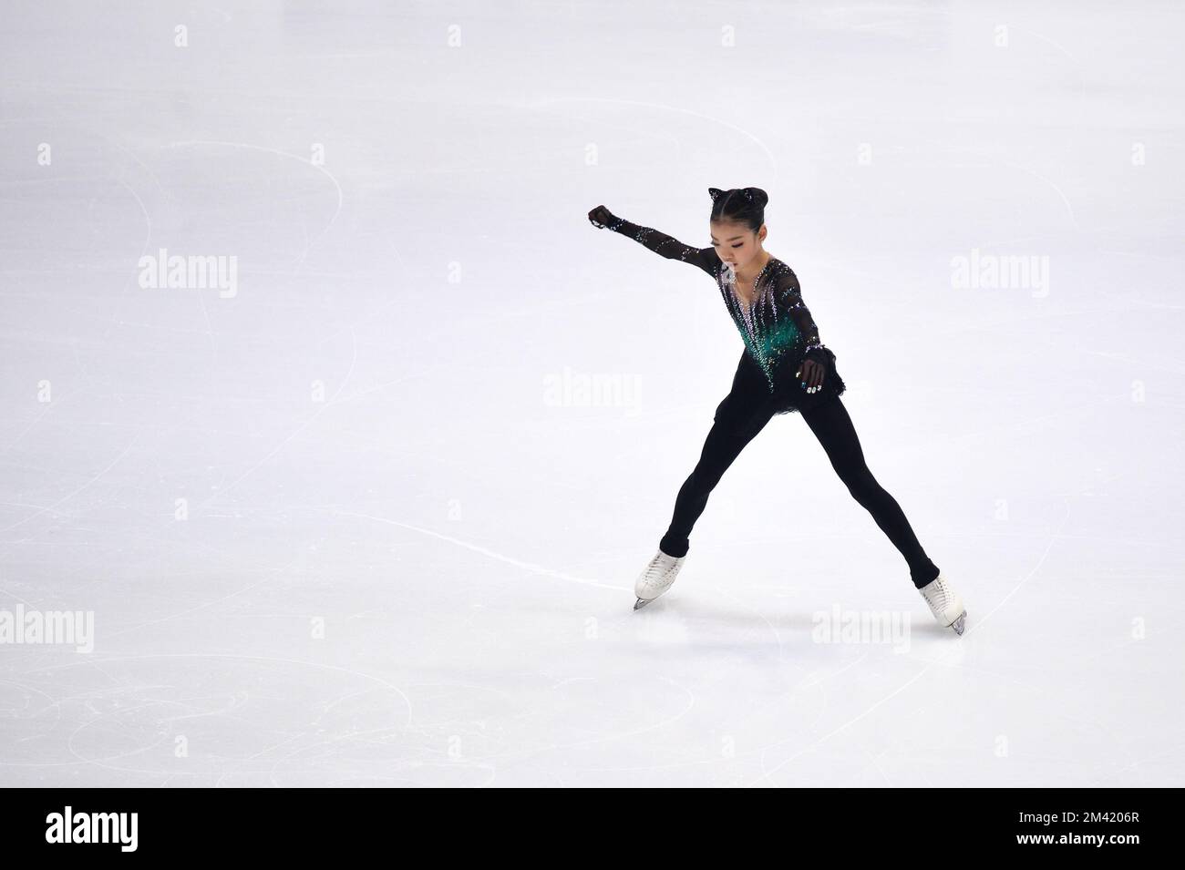 Minsol Kwon während des ISU Grand Prix of Figure Skating Final 2022 in Palavela am 09. Dezember 2022 in Turin, Italien. Stockfoto