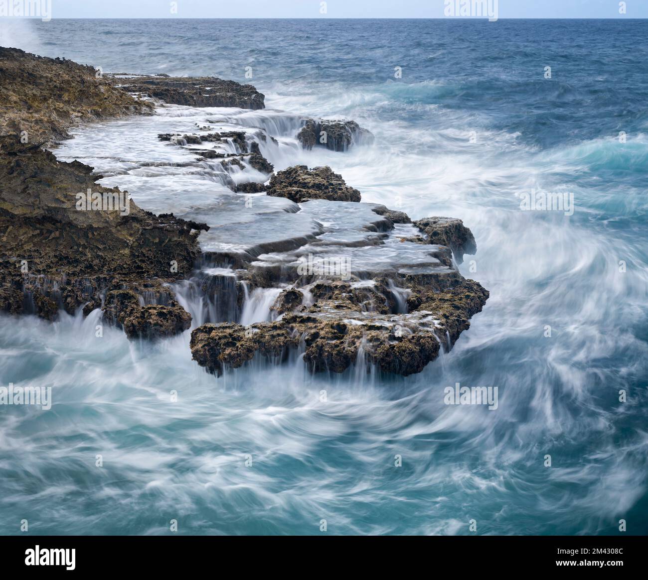 Boka Pistol, Shete Boka Park, Curacao, Niederländische Antillen Stockfoto