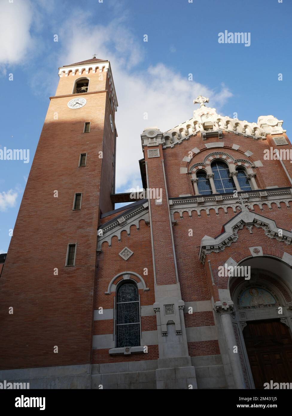 Rivisondoli - Abruzzen - Kirche San Nicola di Bari, Symbol des charakteristischen Bergdorfes Stockfoto