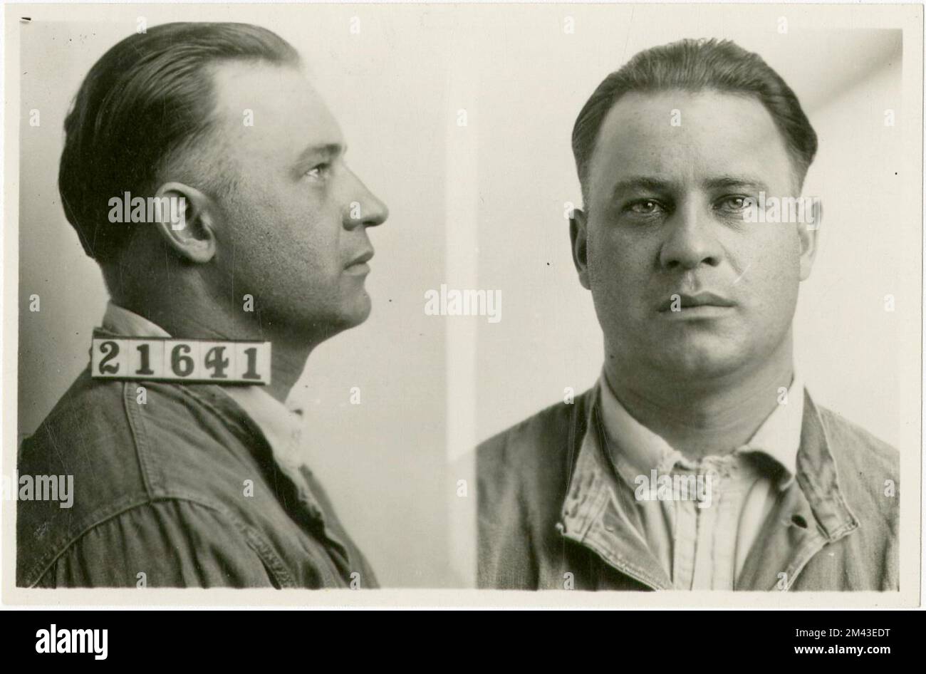 Foto von John Edwards. Gefängnisbüro, Fallakten von Insassen. Stockfoto