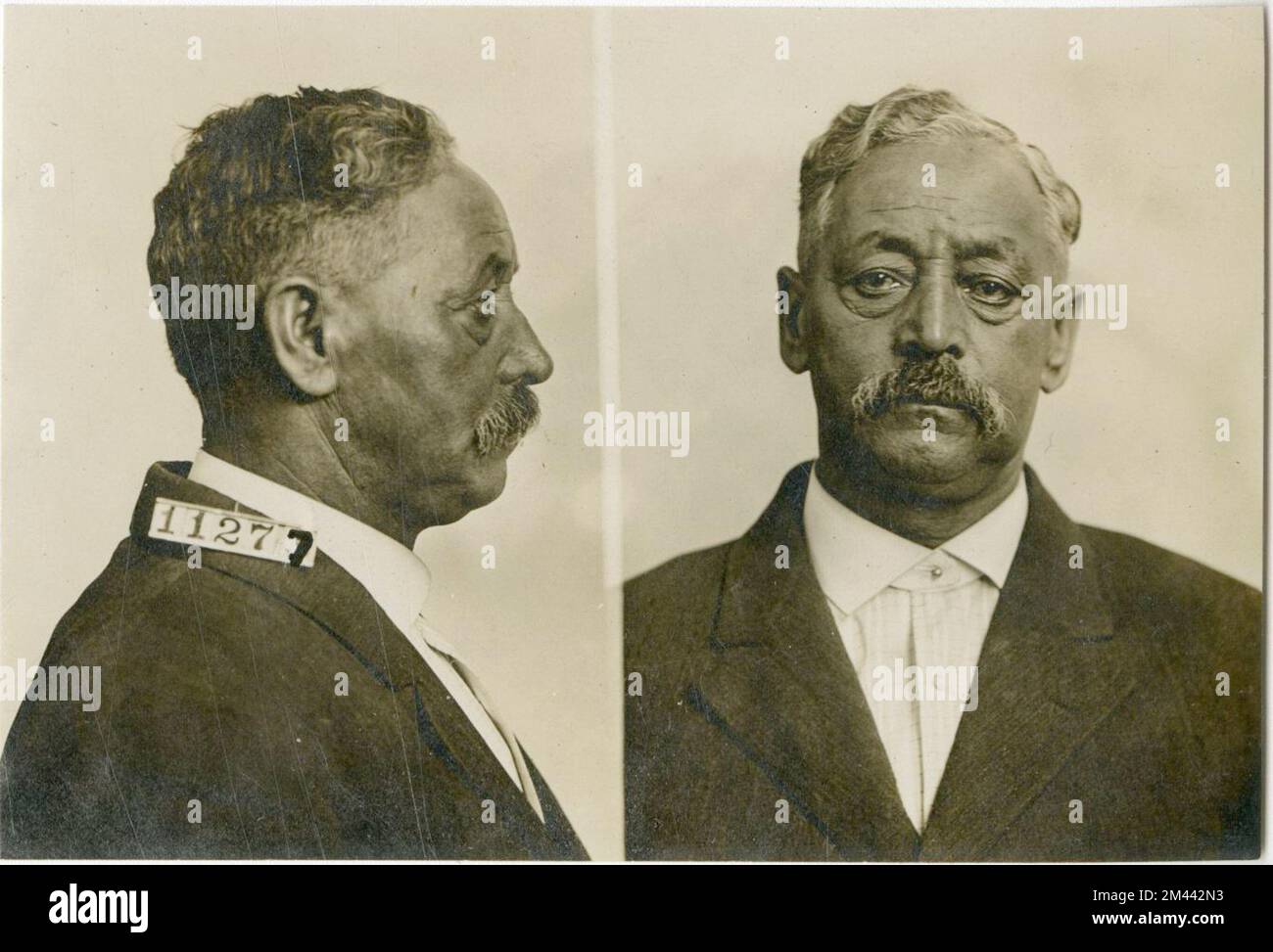 Foto von Ben McIntosh. Gefängnisbüro, Fallakten von Insassen. Stockfoto