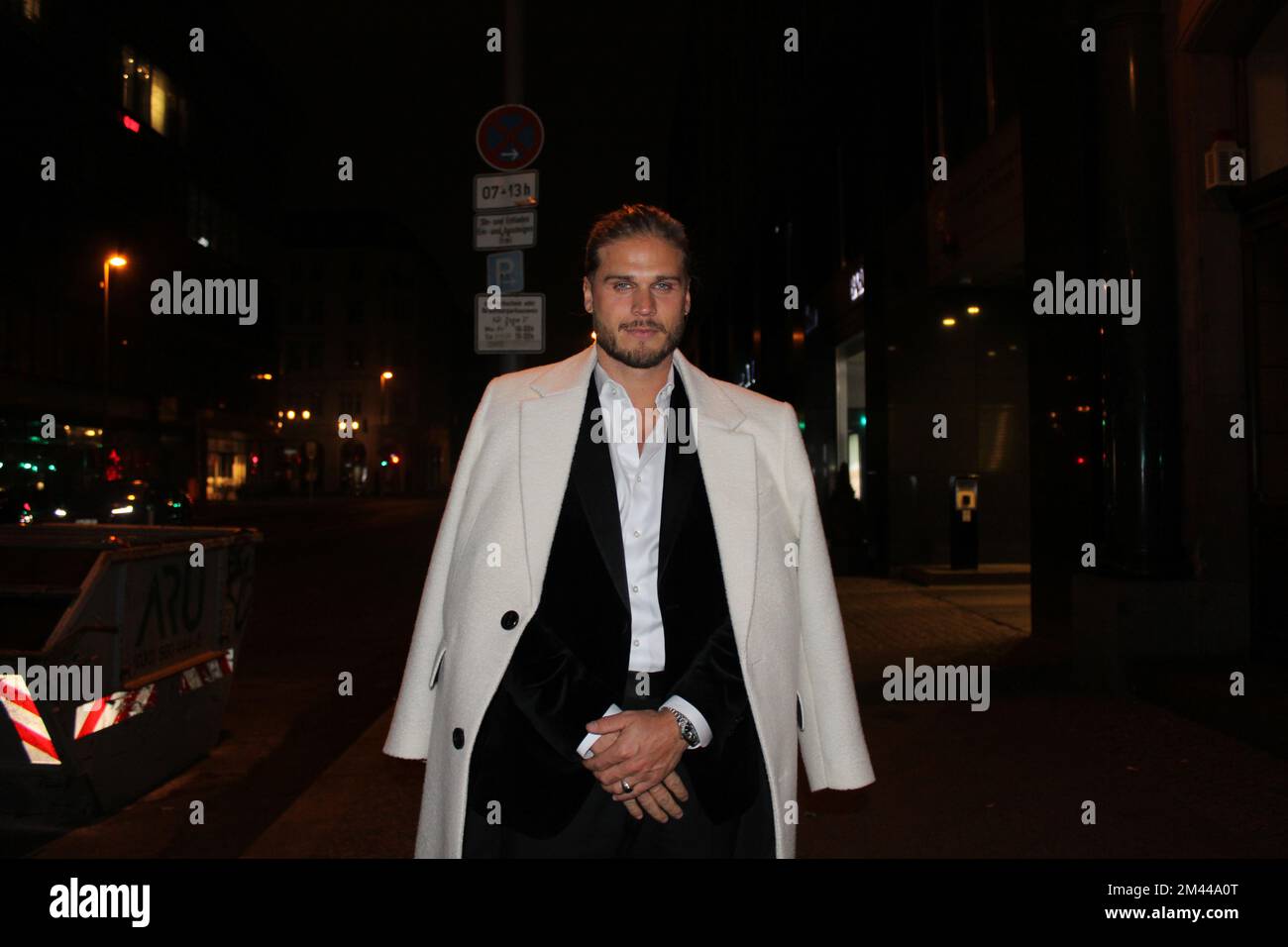 Rúrik Gíslason / Rurik Gislason bei der Ankunft am Restaurant Borchardt. Berlin, 18.12.2022 Stockfoto