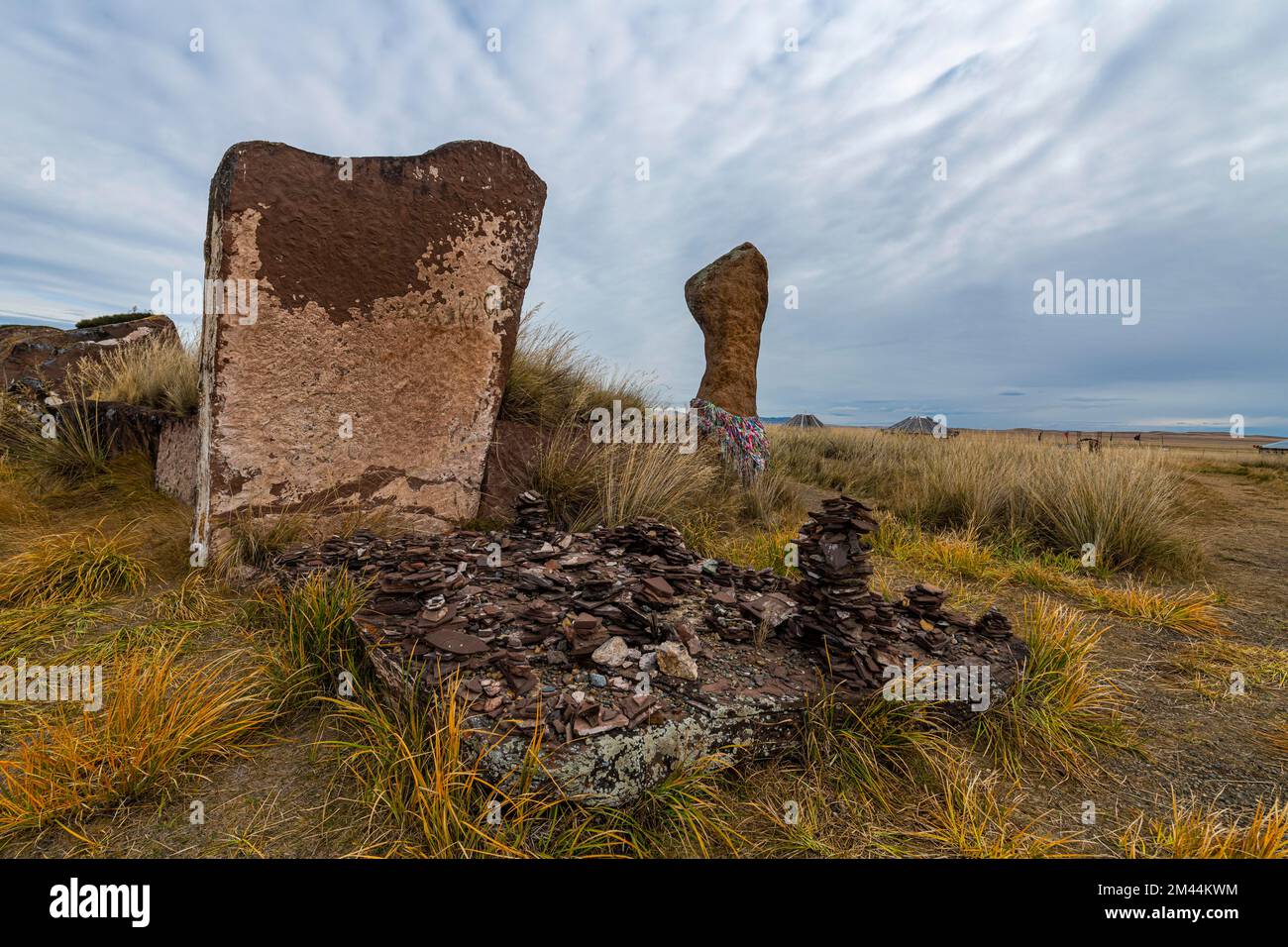 Salbyksky Mound, Tal der Könige, Republik Chakassien, Russland Stockfoto