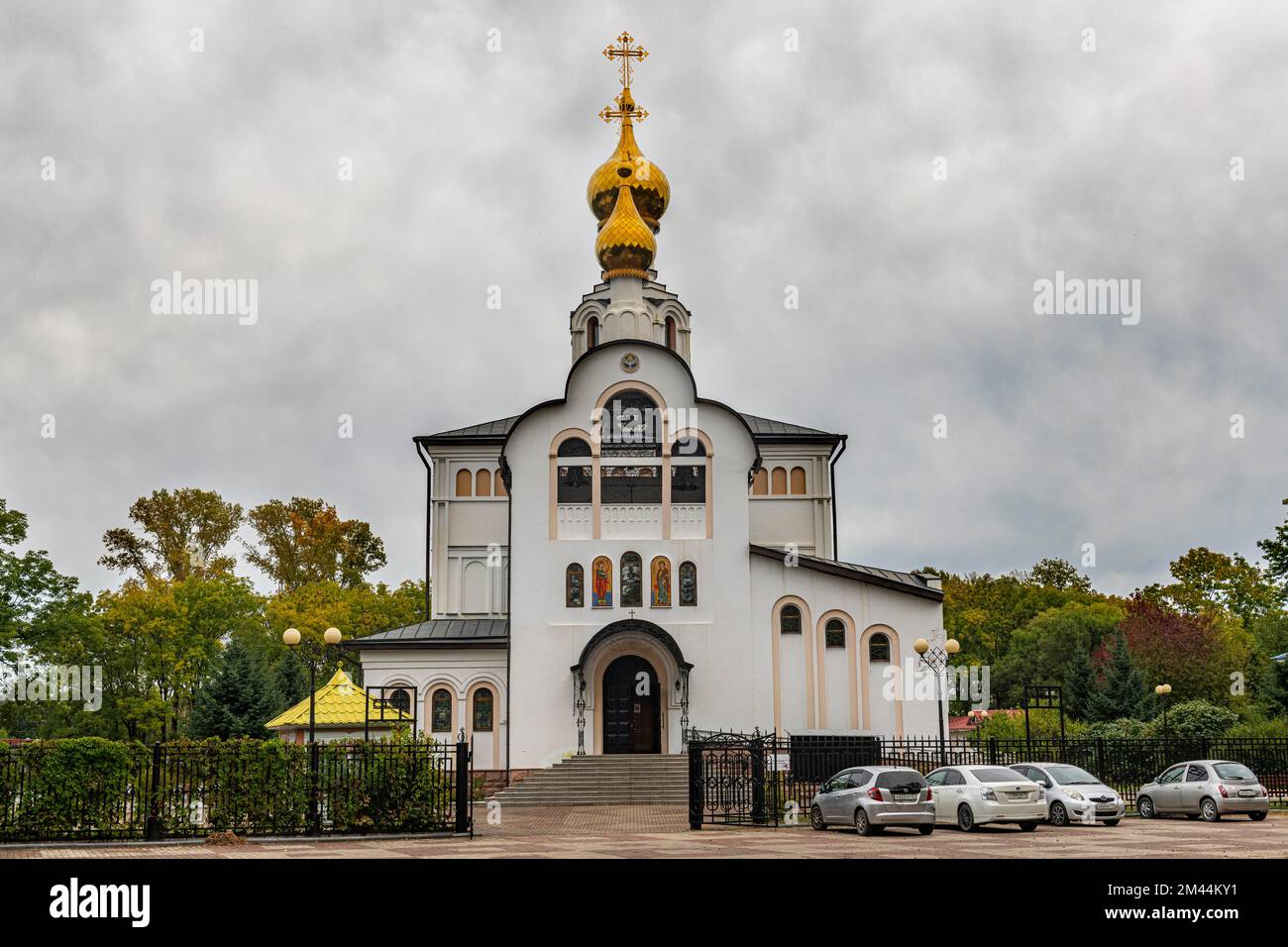 Orthodoxe Kirche, jüdische Oblast von Birobizhan, Russland Stockfoto