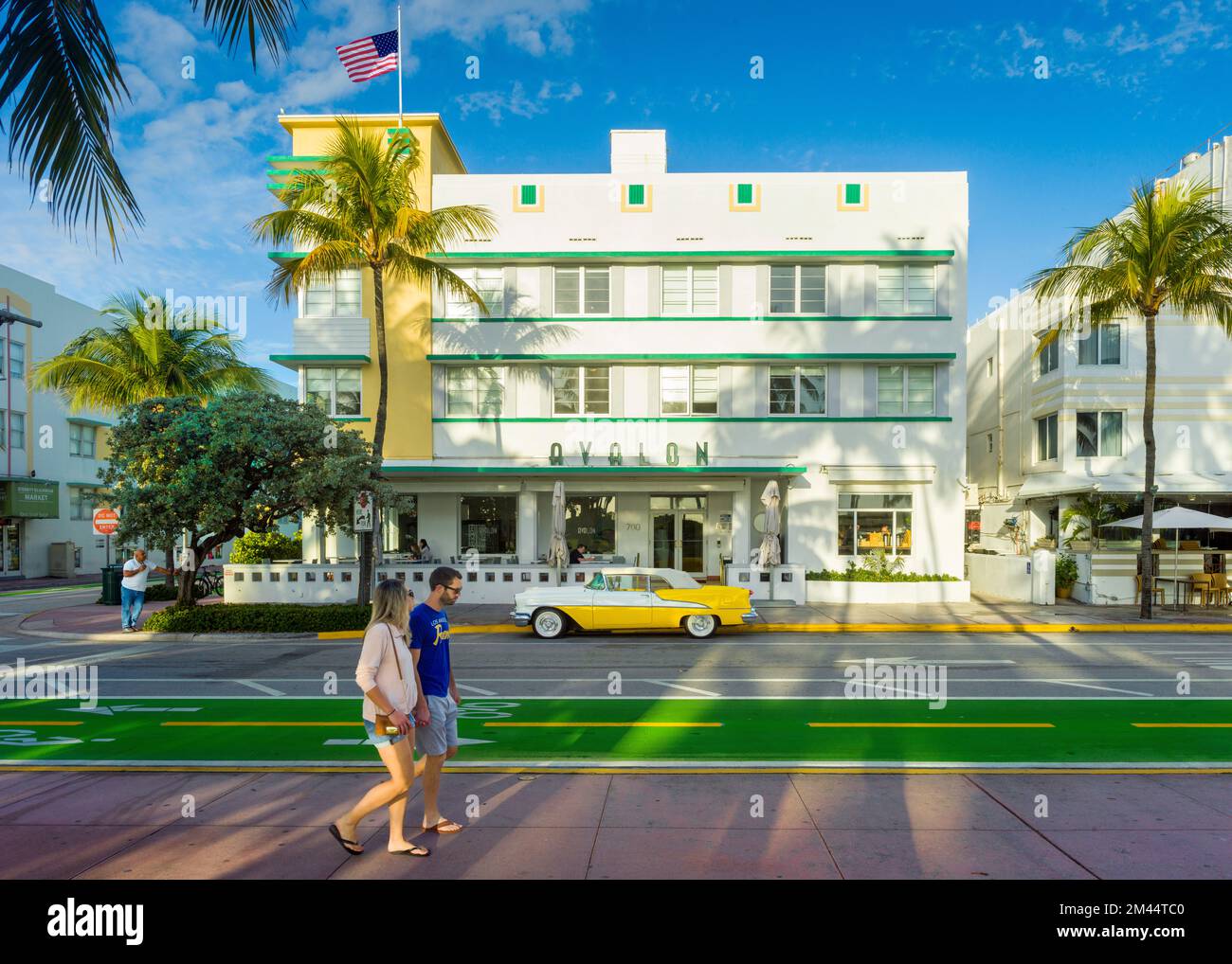 Art Deco District Ocean Drive, South Beach Miami Beach Miami Florida, USA Stockfoto