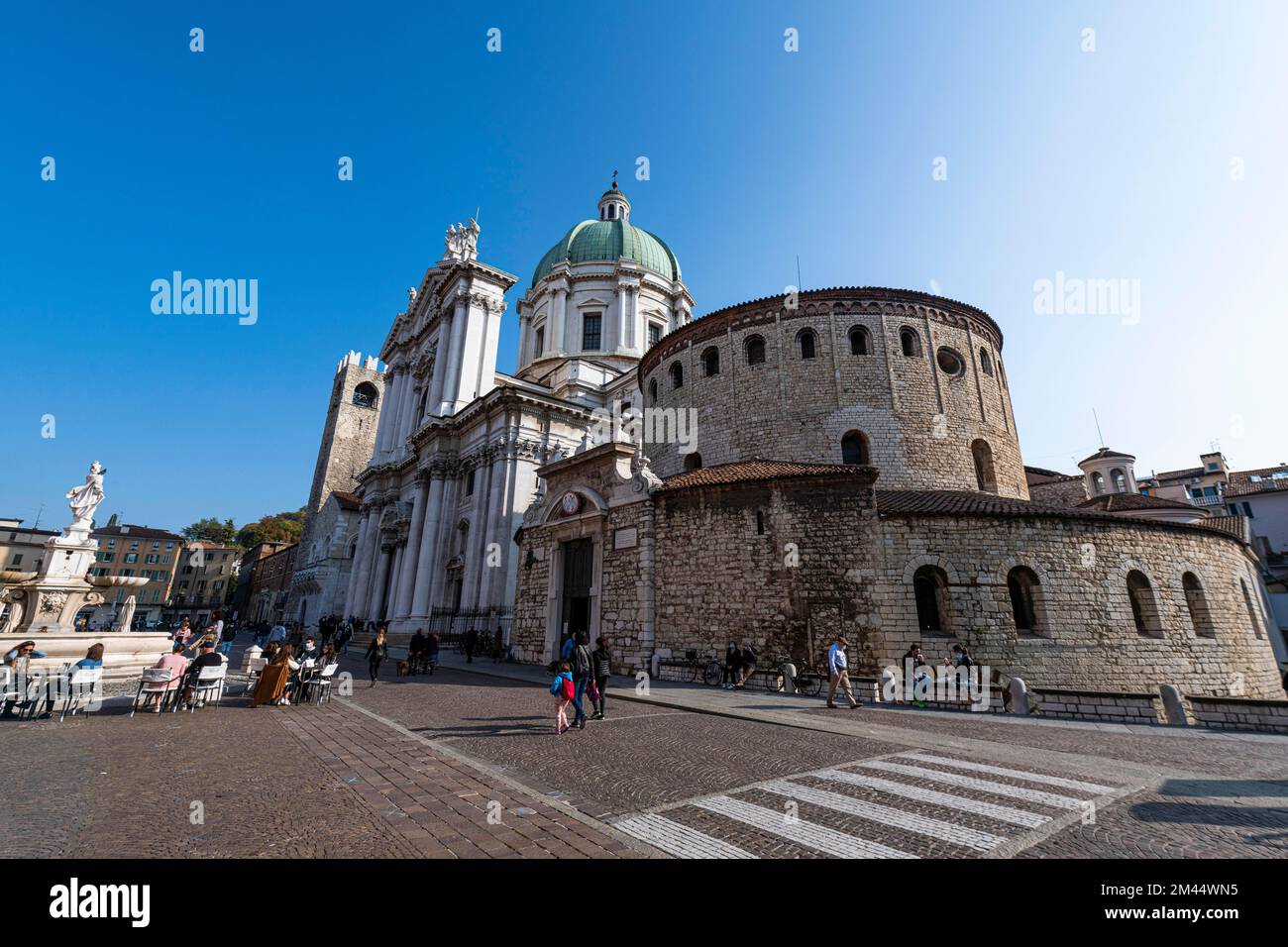 Kathedrale Santa Maria Assunta, UNESCO-Weltkulturerbe Brescia, Italien Stockfoto