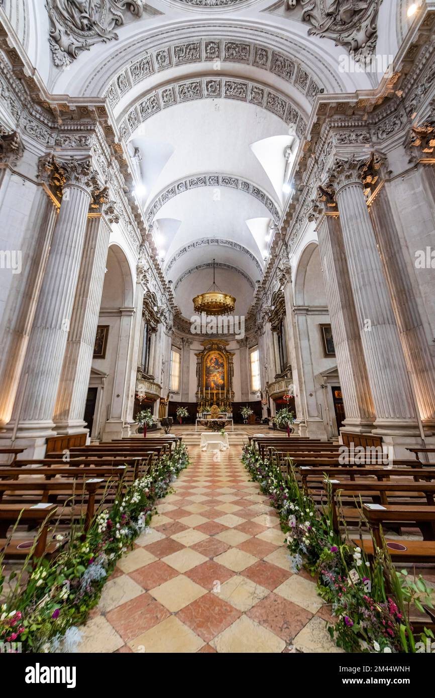 Kathedrale Santa Maria Assunta, UNESCO-Weltkulturerbe Brescia, Italien Stockfoto