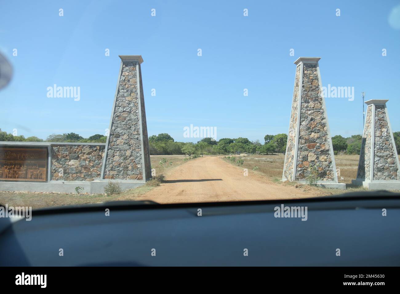 Kumana Nationalpark in SribLanka, besuchen Sie Sri Lanka Stockfoto