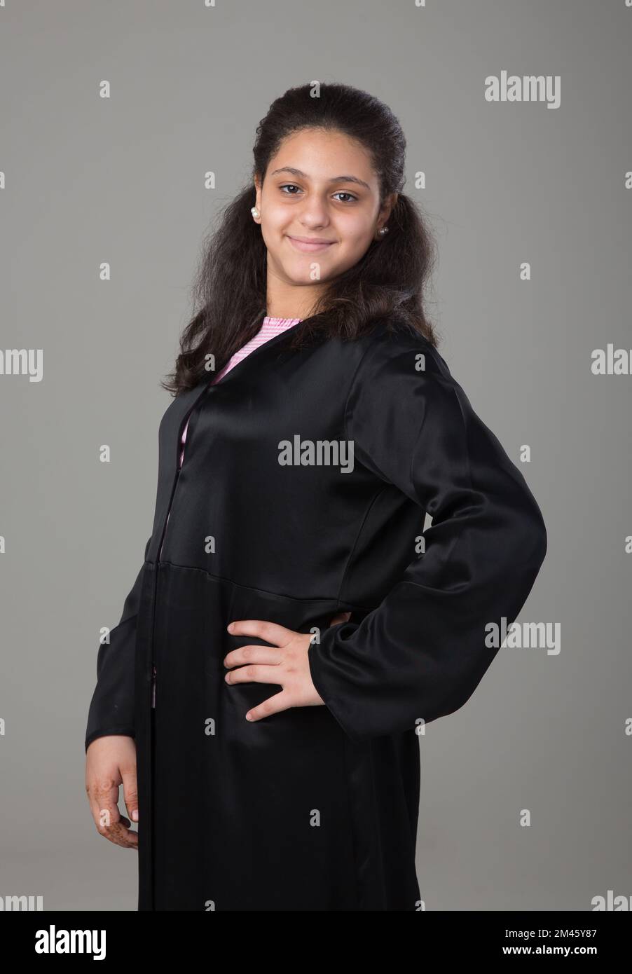 Porträt eines arabischen Mädchens. Stockfoto