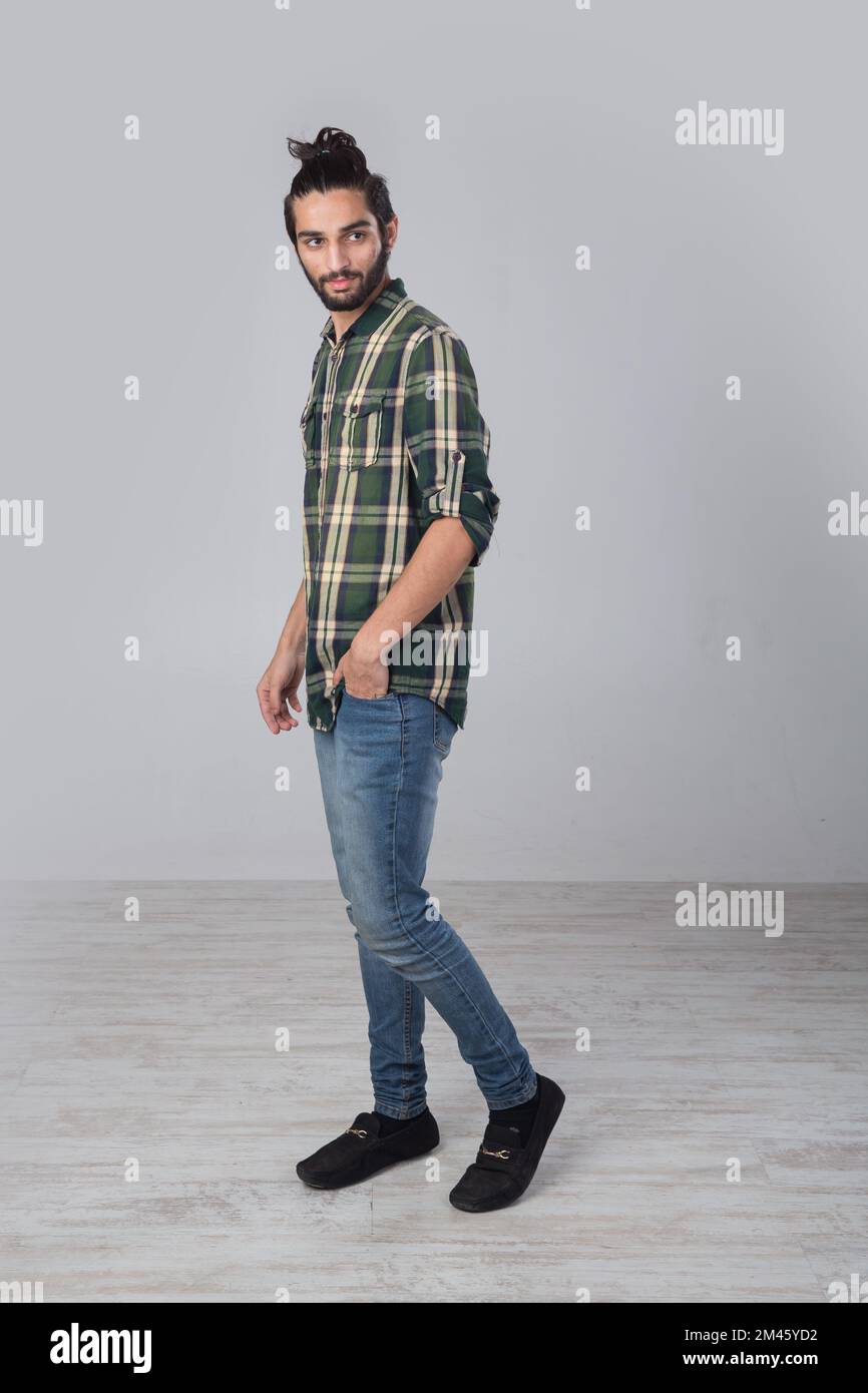 Porträt eines arabischen Expats. Stockfoto