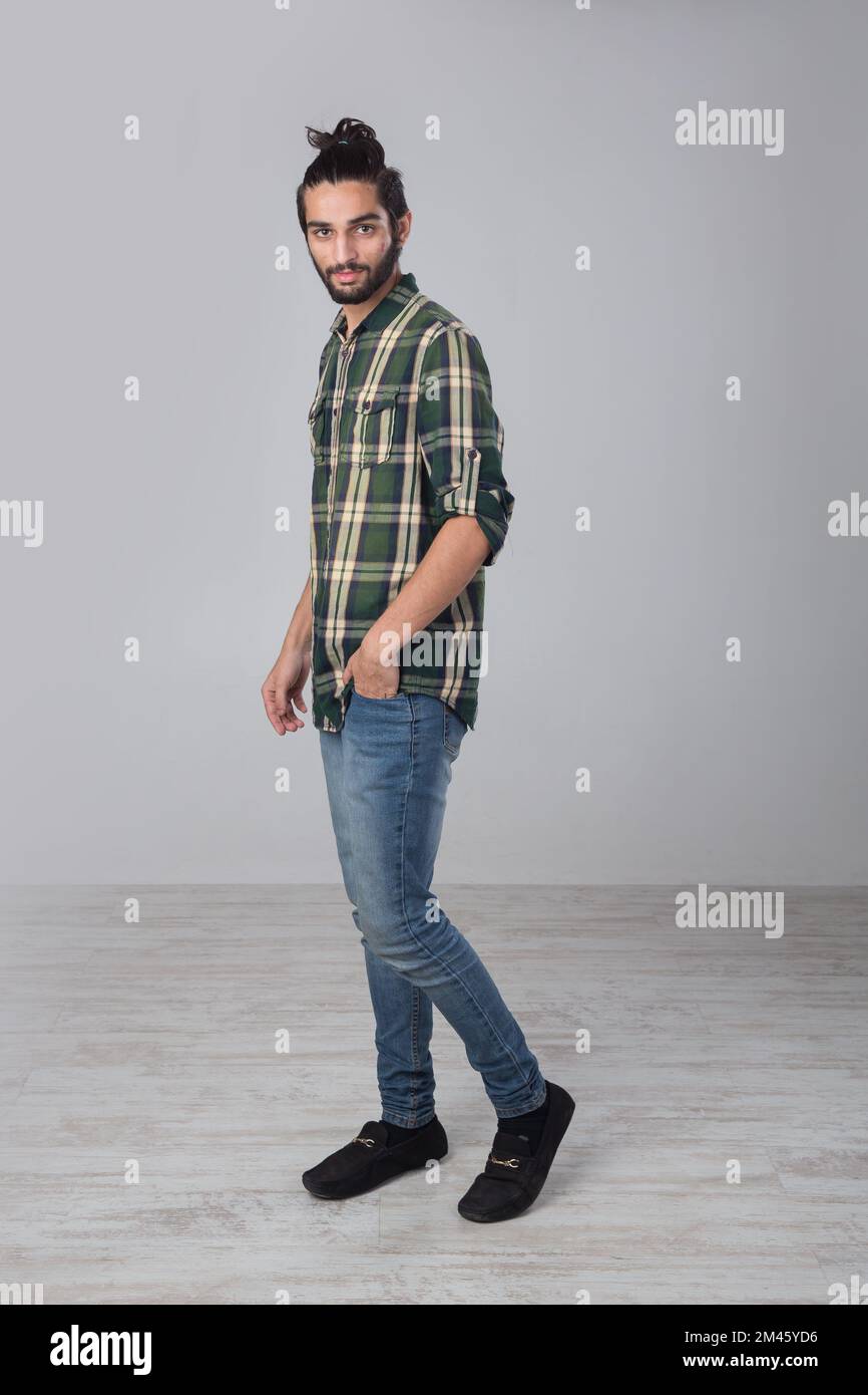 Porträt eines arabischen Expats. Stockfoto