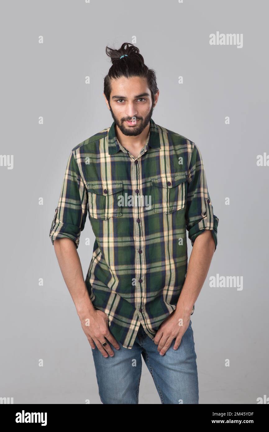 Porträt eines arabischen Expats. Stockfoto
