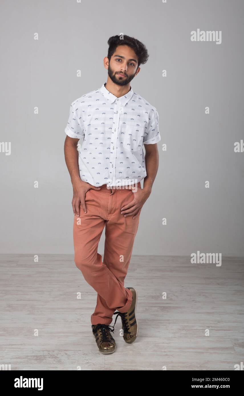 Porträt eines Expat-Araber. Stockfoto