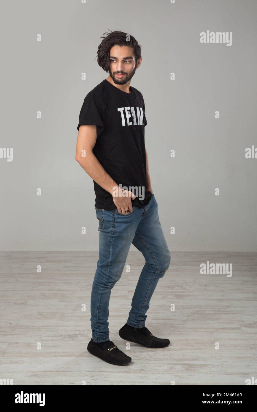 Porträt eines Expat-Araber Stockfoto