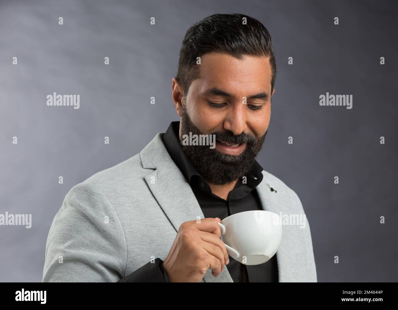 Porträt eines Expat-araber. Stockfoto