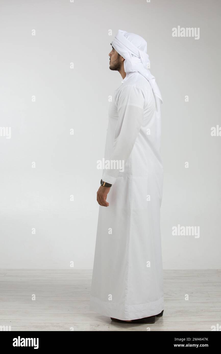 Porträt eines Emiraten. Stockfoto