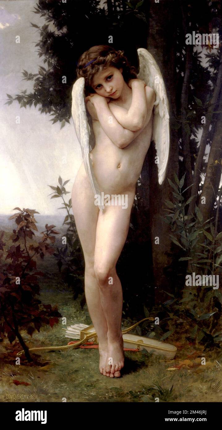 Vintage Art von Gustave Moreau Gemälde Stockfoto