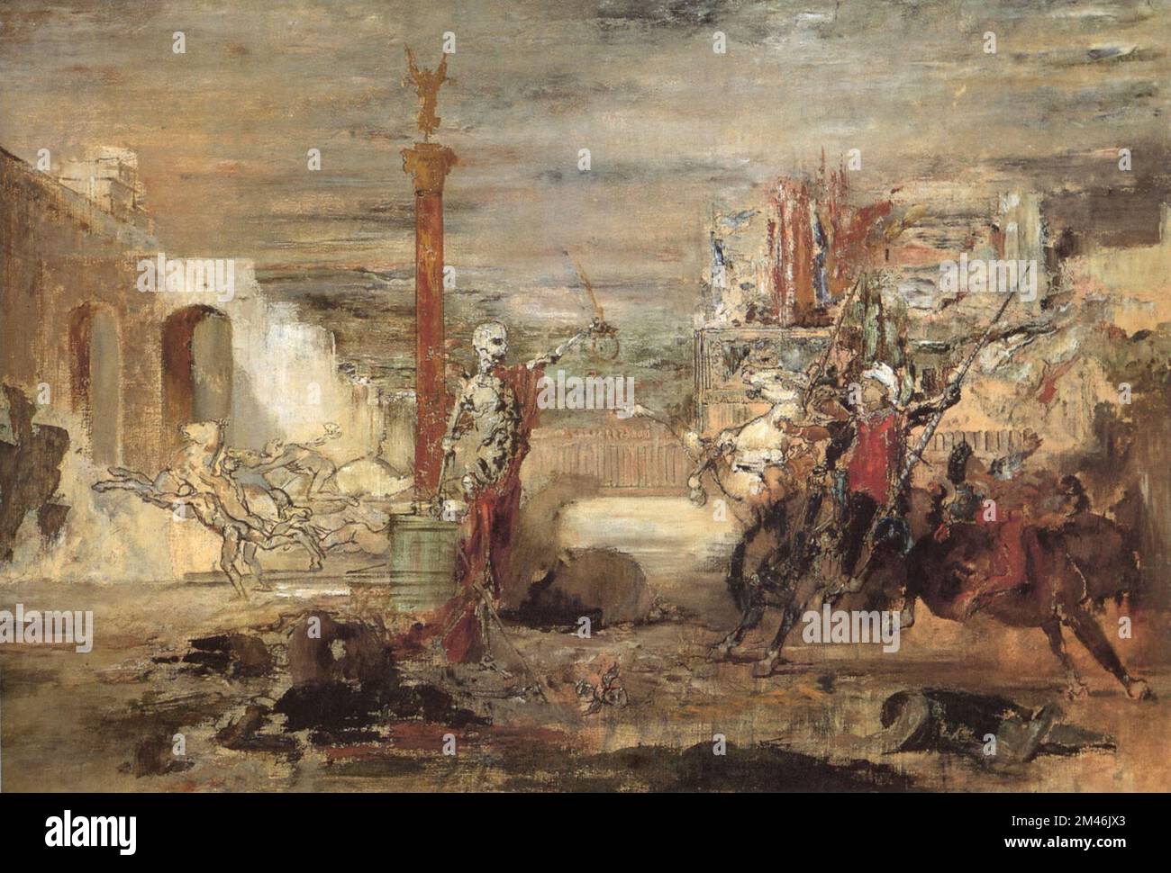 gustave moreau Vintage-Gemälde Stockfoto