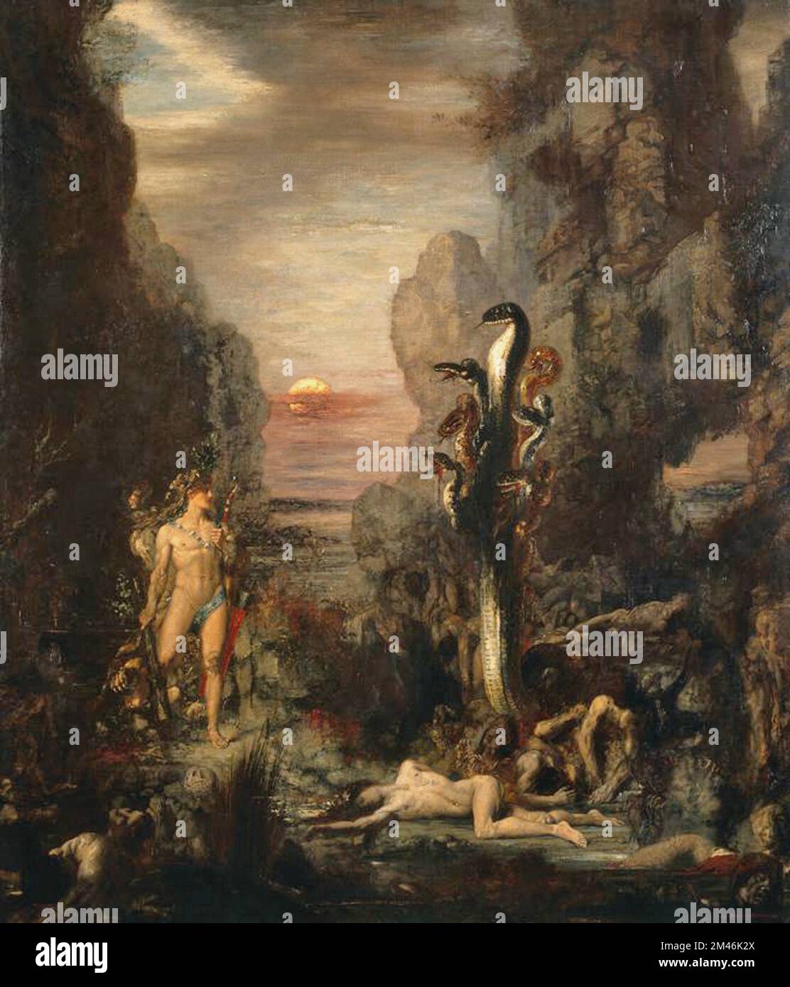 gustave moreau Vintage-Gemälde Stockfoto