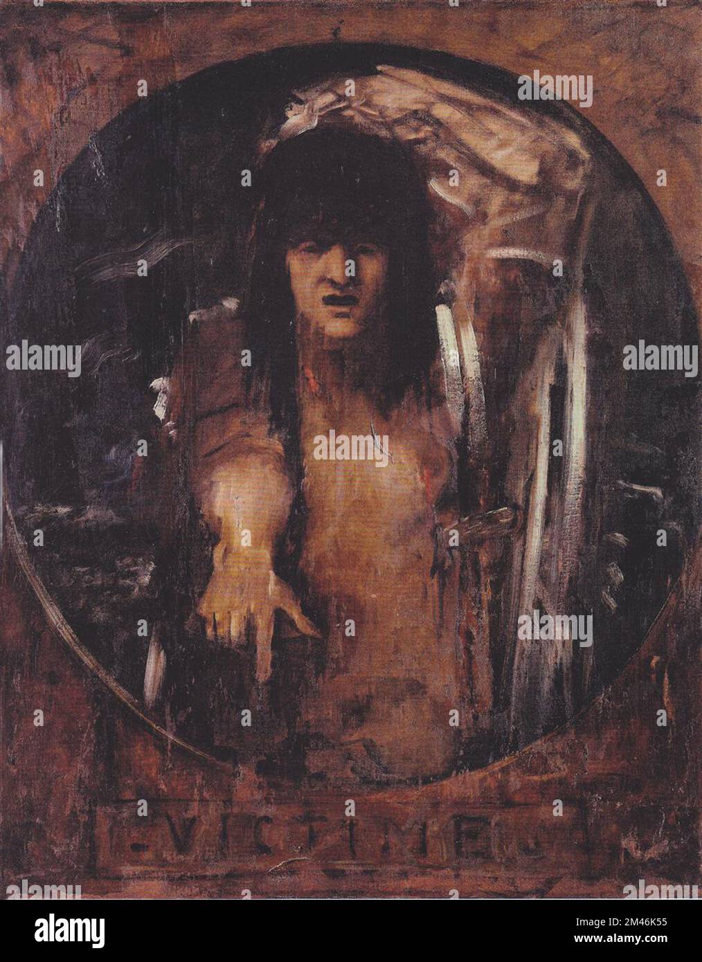 gustave moreau Vintage-Gemälde Stockfoto