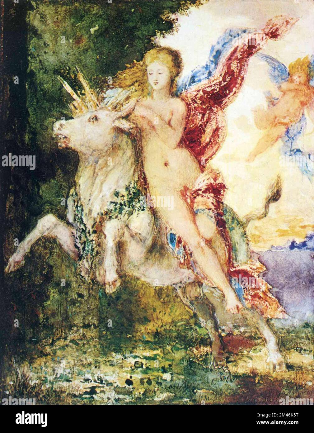 gustave moreau Vintage-Gemälde Stockfoto