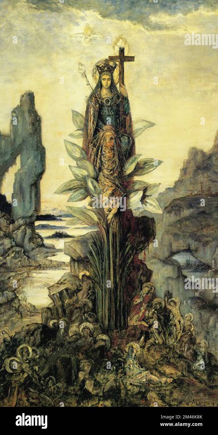 gustave moreau Vintage-Gemälde Stockfoto