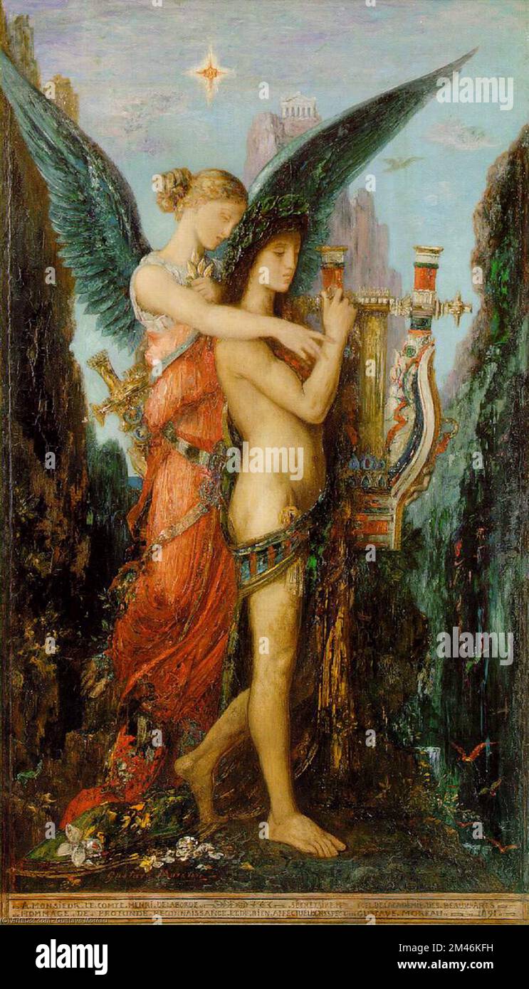 gustave moreau Vintage-Gemälde Stockfoto