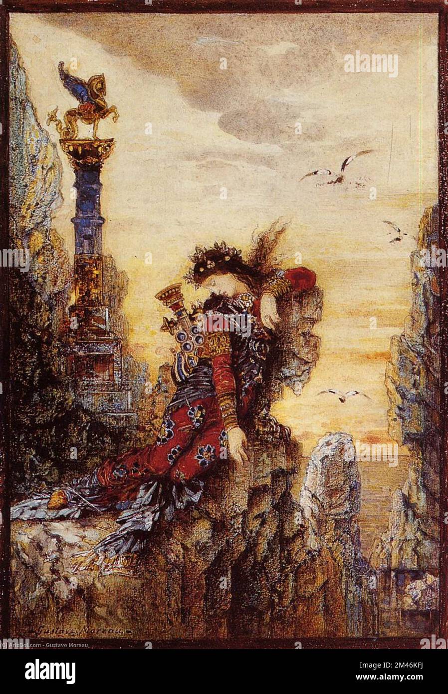 gustave moreau Vintage-Gemälde Stockfoto