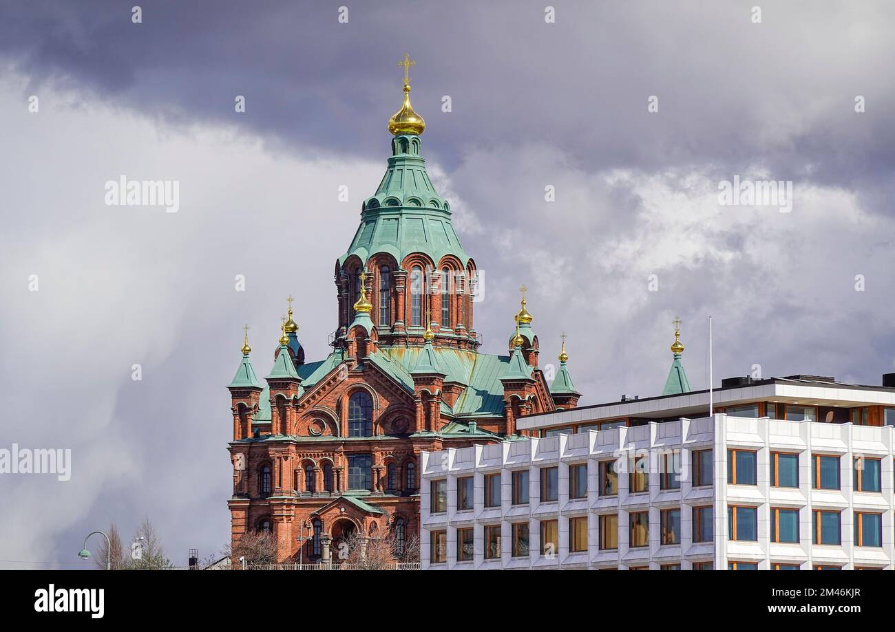 Uspenski-Kathedrale, Helsinki, Finnland Stockfoto