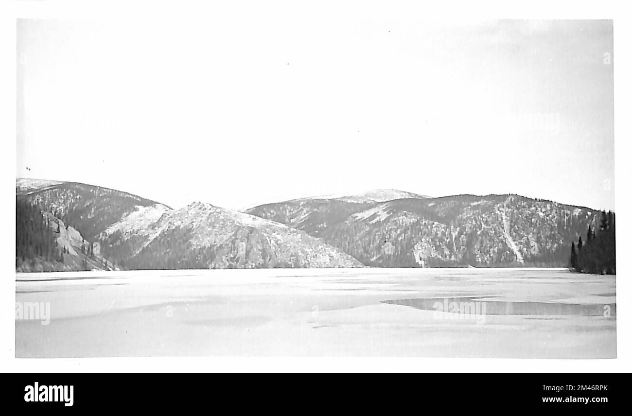 Alaska Highway. Originalunterschrift: Bild Nr. 14/Br. Nr. 3003. Staat: Alaska. Stockfoto