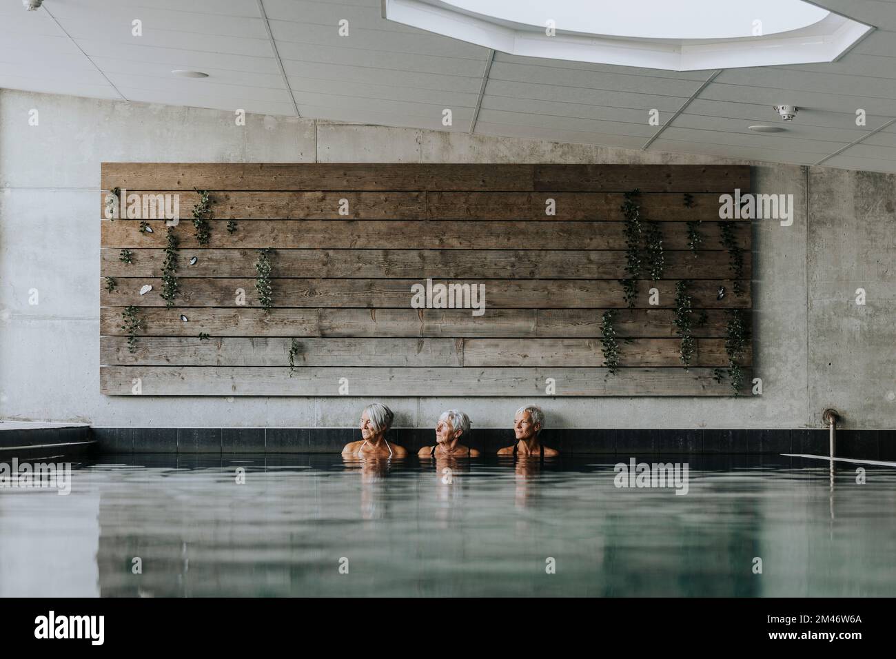 Frauen im Spa-Swimmingpool Stockfoto