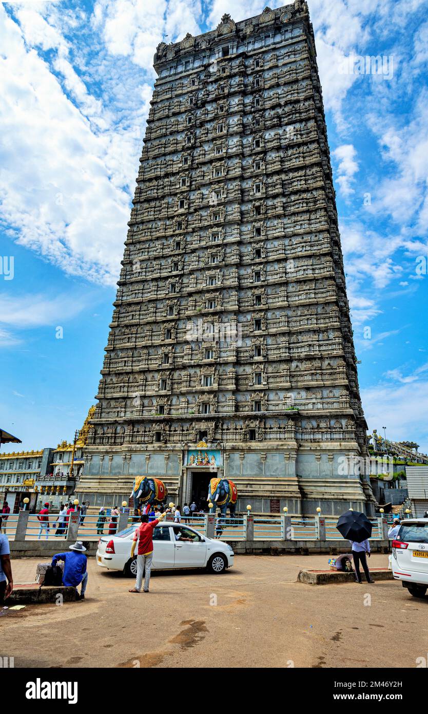 Murudeshwara Shiva Tempel, Murdeshwar, Uttara Kannada Bezirk, Karnataka, Indien Stockfoto