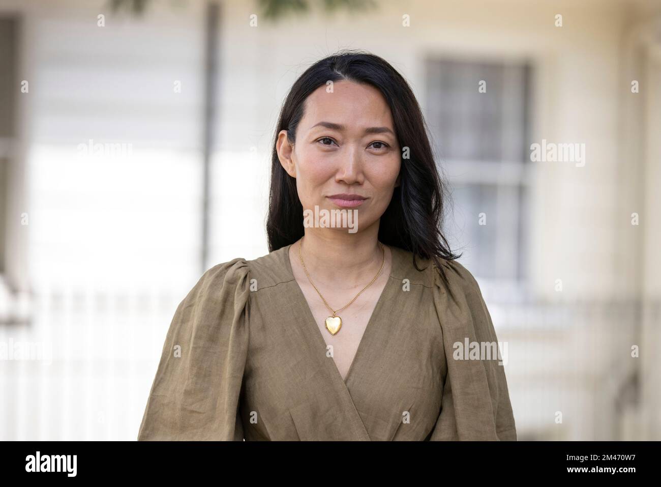 Jeremy Hunt, konservativer Abgeordneter und Schatzkanzler, mit seiner in China geborenen Frau Lucia Guo, London, England, Vereinigtes Königreich Stockfoto