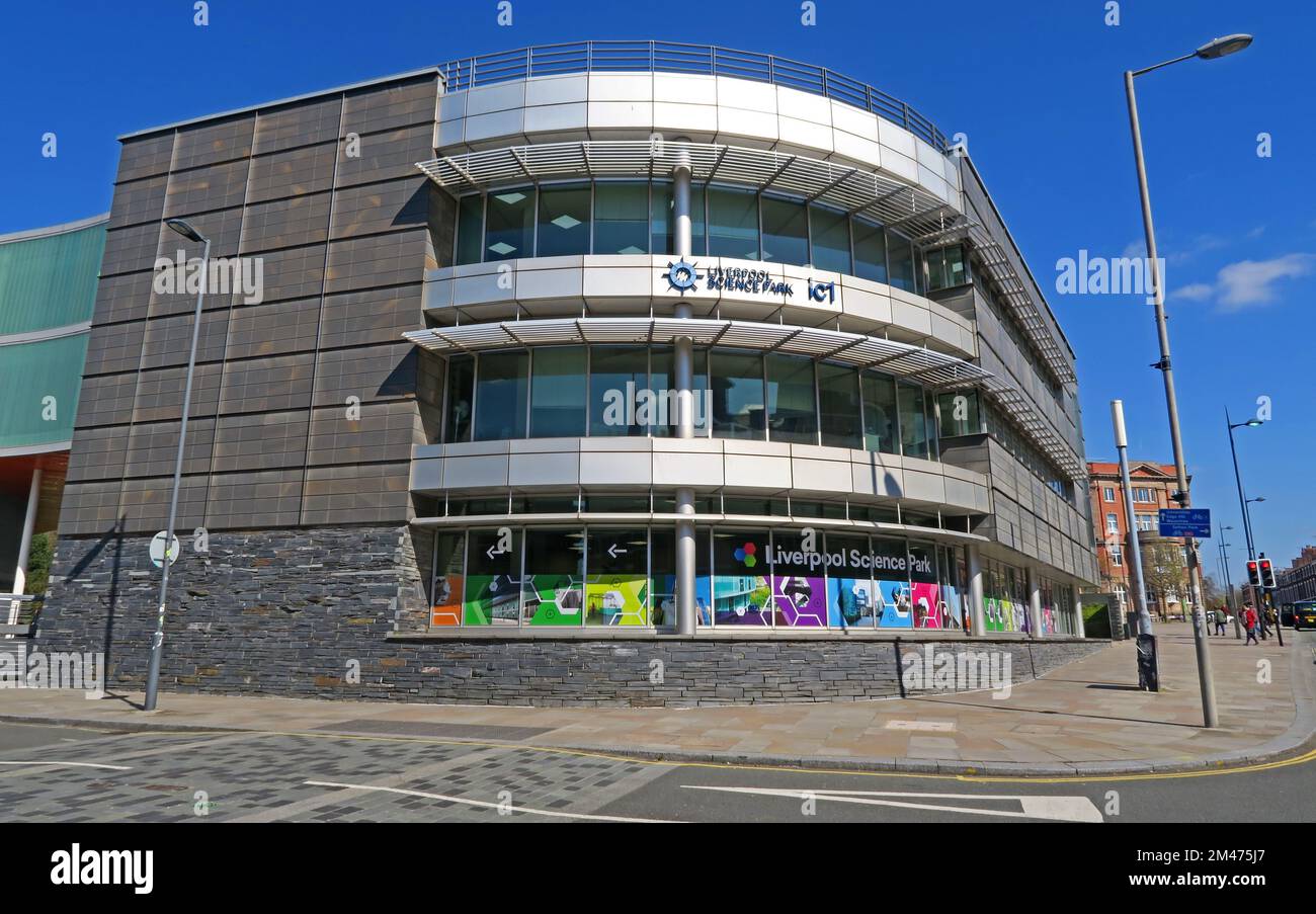 Liverpool Science Park , 131 Mount Pleasant, Liverpool , Merseyside, England, UK, L3 5TF Stockfoto