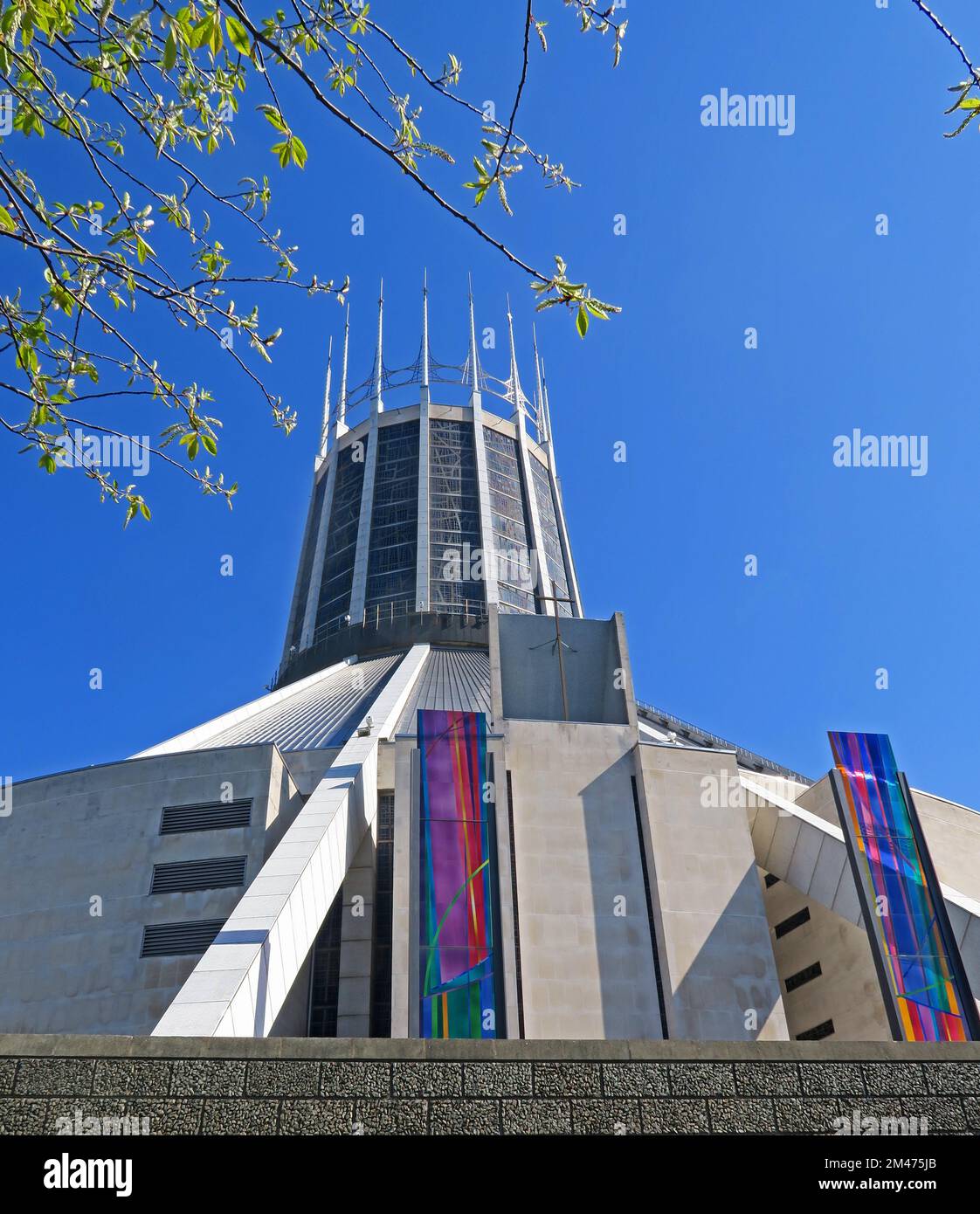Liverpool, die katholische Kathedrale von Christus dem König, das Cathedral House, Mount Pleasant, Liverpool, Merseyside, ENGLAND, GROSSBRITANNIEN, L3 5TQ Stockfoto