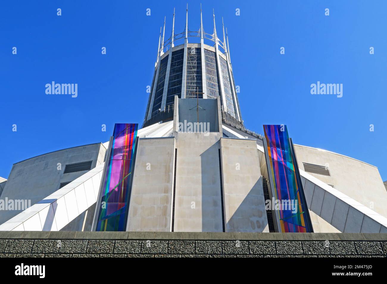 Liverpool, die katholische Kathedrale von Christus dem König, das Cathedral House, Mount Pleasant, Liverpool, Merseyside, ENGLAND, GROSSBRITANNIEN, L3 5TQ Stockfoto