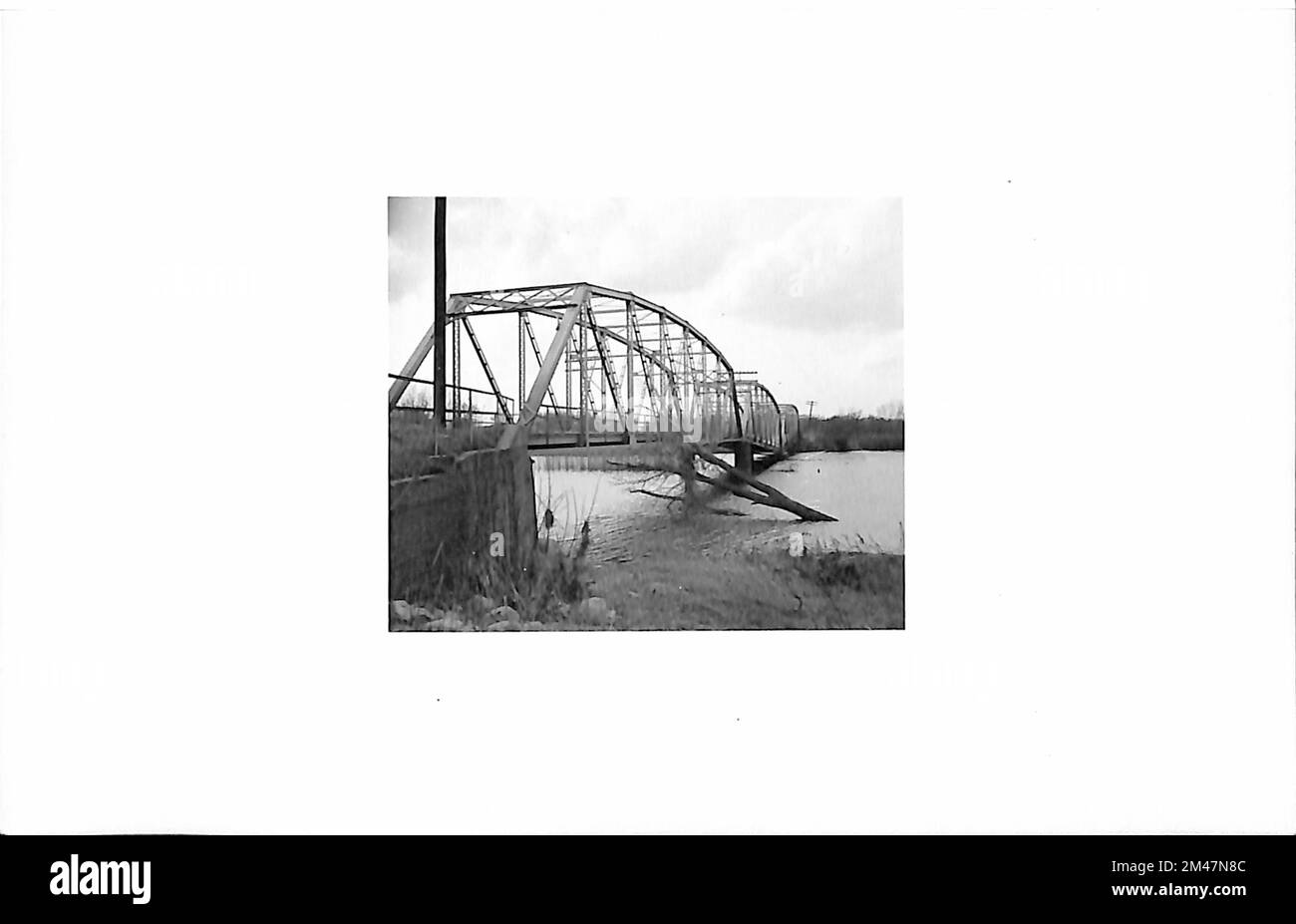 Bremer County Bridge, 1 Meile östlich von Plainfield, Iowa, nach Westen