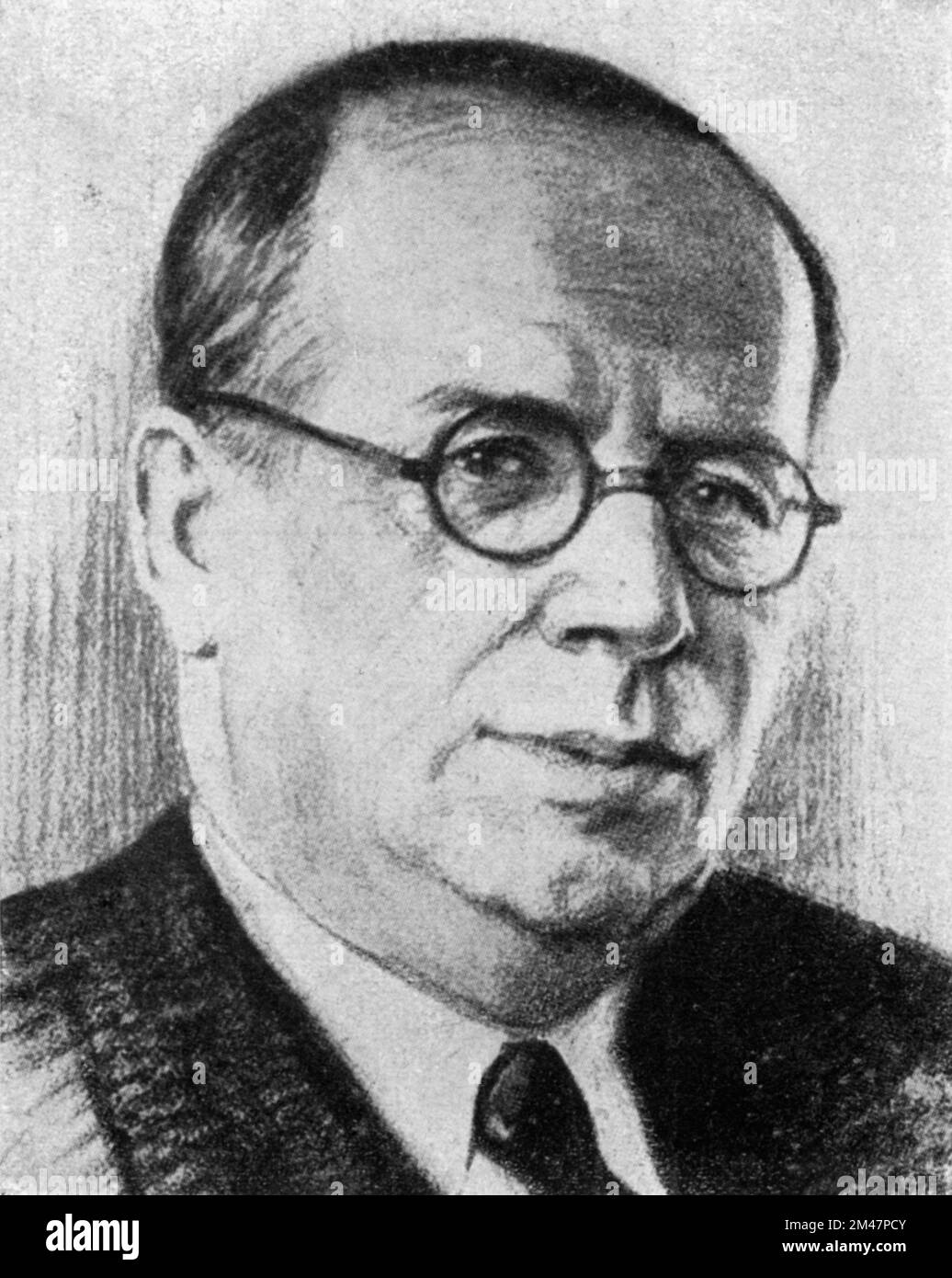 Jeroni Zanné Rodríguez (1873-1934), Poeta y escritor modernista Catalán. Año 1939. Stockfoto