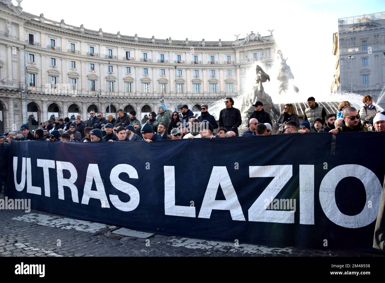 Rom, piazza Esedra, funerali del Calciatore Sinisa Mihajlovic Stockfoto